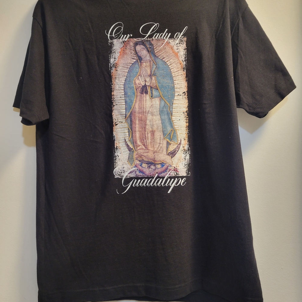 Bella Canvas Black Our Lady of Guadalupe Tee